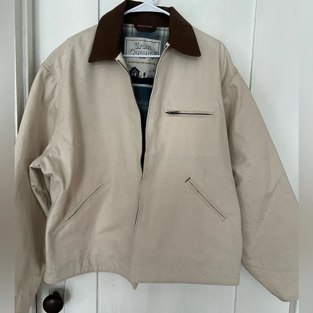 BRAND NEW (no tags) NEVER WORN. Iron County made in USA chore jacket. Size XL